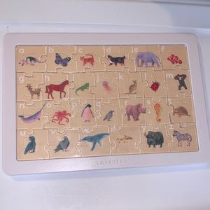 Lovevery letter sounds and animals puzzle